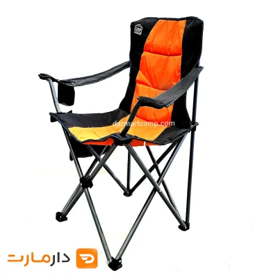 صندلی‌ تاشو دسته دار برزنتی دو رنگ