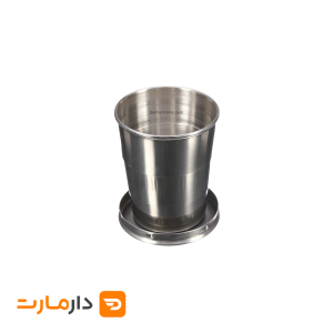 لیوان استیل تاشو کمپنیگ و کوهنوردی و سفری مناسب نوشیدنی سرد