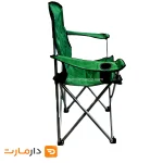 صندلی دسته تاشو سفری Dark Green 1 تاشو دسته دار برزنتی dark green1