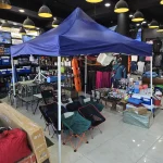 سایه بان پایه دار تاشو،آلاچیق تاشو 150D