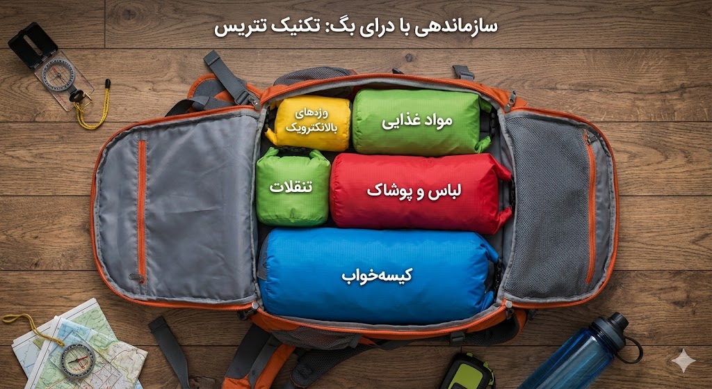 تکنیک تتریس - سازمندمی با درای بگ