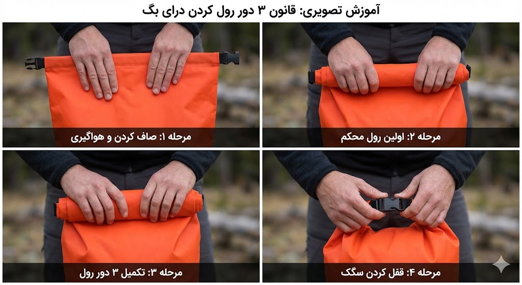 قانون 3 دور رول کردن درای بگ
