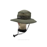 کلاه گرد 3 تیکه برند outdoor پارچه یووی دار همراه با نقاب دورگردن و توری جلو