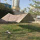 سایه بان تیرک دار تارپ پایه دار مناسب برای طبیعت‌گردی و کوهنوردی و مسافرت و آفرود.... سایز 3×4