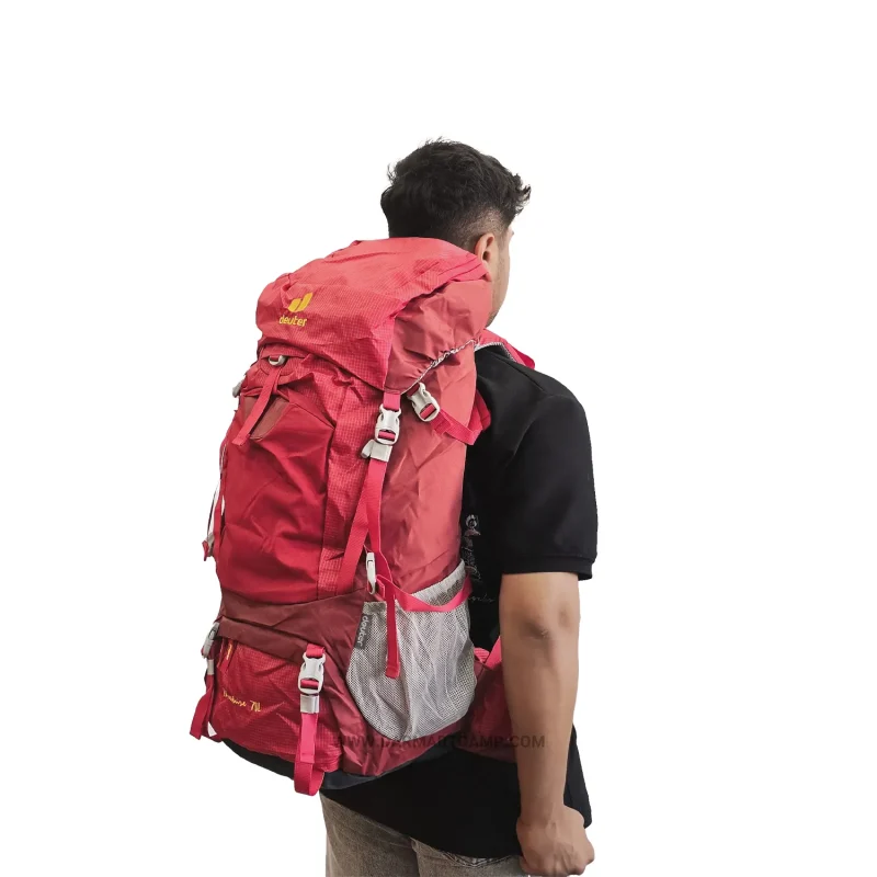 کوله پشتی کوهنوردی وطبیعت‌گردی زنانه و مردانه برند دیوتر (deuter70 L ADVENTURE)