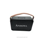 اسپیکر بلوتوث قابل حمل Andowl مدل Q-YX6013 با طراحی کلاسیک و دسته چرمی