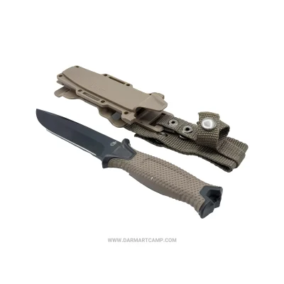 چاقوی بقا برند GERBER مدل Bear Grylls همراه با غلاف
