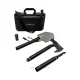بیلچه و تبر چندکاره تاکتیکی مدل Multi-Tool Survival Set به همراه کیف سخت و قطب‌نما