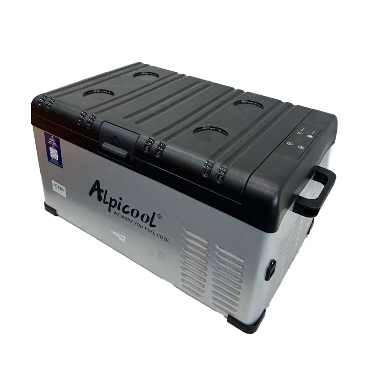 یخچال و فریزر مسافرتی و خودرویی ۲۵ لیتری آلپیکول (Alpicool) مدل حرفهای - بدنه فلزی ضدضربه 4 یخچال و فریزر مسافرتی و خودرویی ۲۵ لیتری آلپیکول (Alpicool) مدل حرفهای - بدنه فلزی ضدضربه