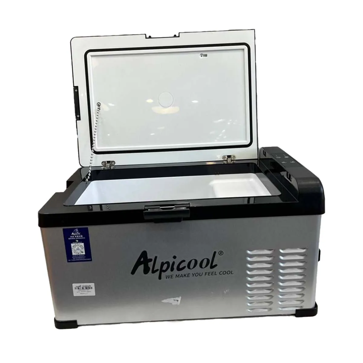 یخچال و فریزر مسافرتی و خودرویی ۲۵ لیتری آلپیکول (Alpicool) مدل حرفهای - بدنه فلزی ضدضربه 11 یخچال و فریزر مسافرتی و خودرویی ۲۵ لیتری آلپیکول (Alpicool) مدل حرفهای - بدنه فلزی ضدضربه