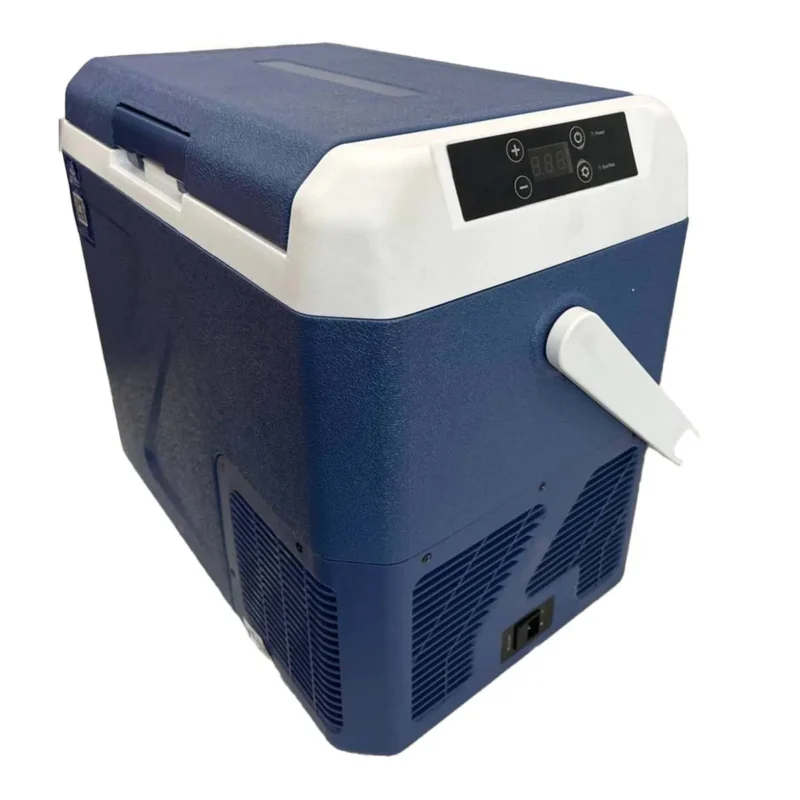 یخچال و فریزر مسافرتی 20 لیتری آلپیکول (Alpicool) مدل پرتابل – مجهز به کمپرسور DC و دستگیره حمل اختصاصی