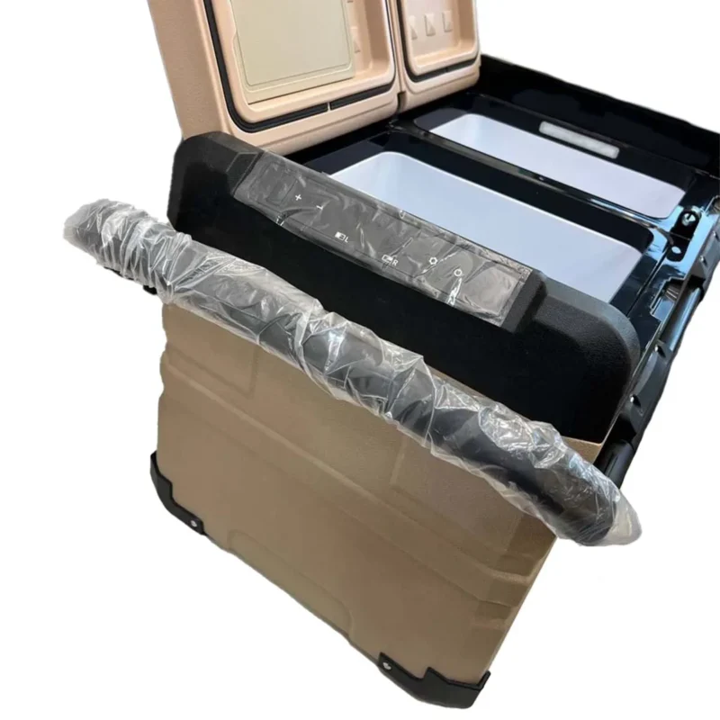 یخچال و فریزر مسافرتی 35 لیتری آلپیکول (Alpicool) مدل CX35 – چرخ‌دار با دسته کشویی همراه با باطری شارژی