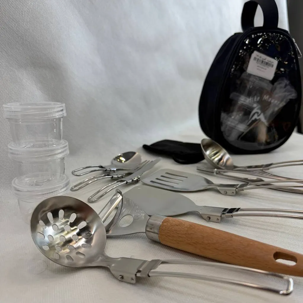 ست ابزار آشپزی سفری کمپینگ (Camping Cookware Set) 7 ست ابزار آشپزی سفری کمپینگ (Camping Cookware Set)