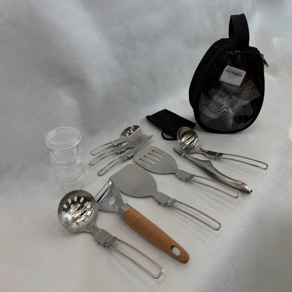 ست ابزار آشپزی سفری کمپینگ (Camping Cookware Set) 5 ست ابزار آشپزی سفری کمپینگ (Camping Cookware Set)